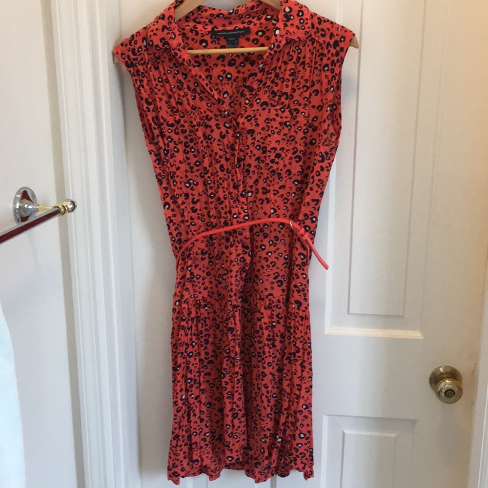 French connection leopard print dress